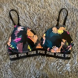 34C Pink Victoria Secret wear everywhere wireless push up bra